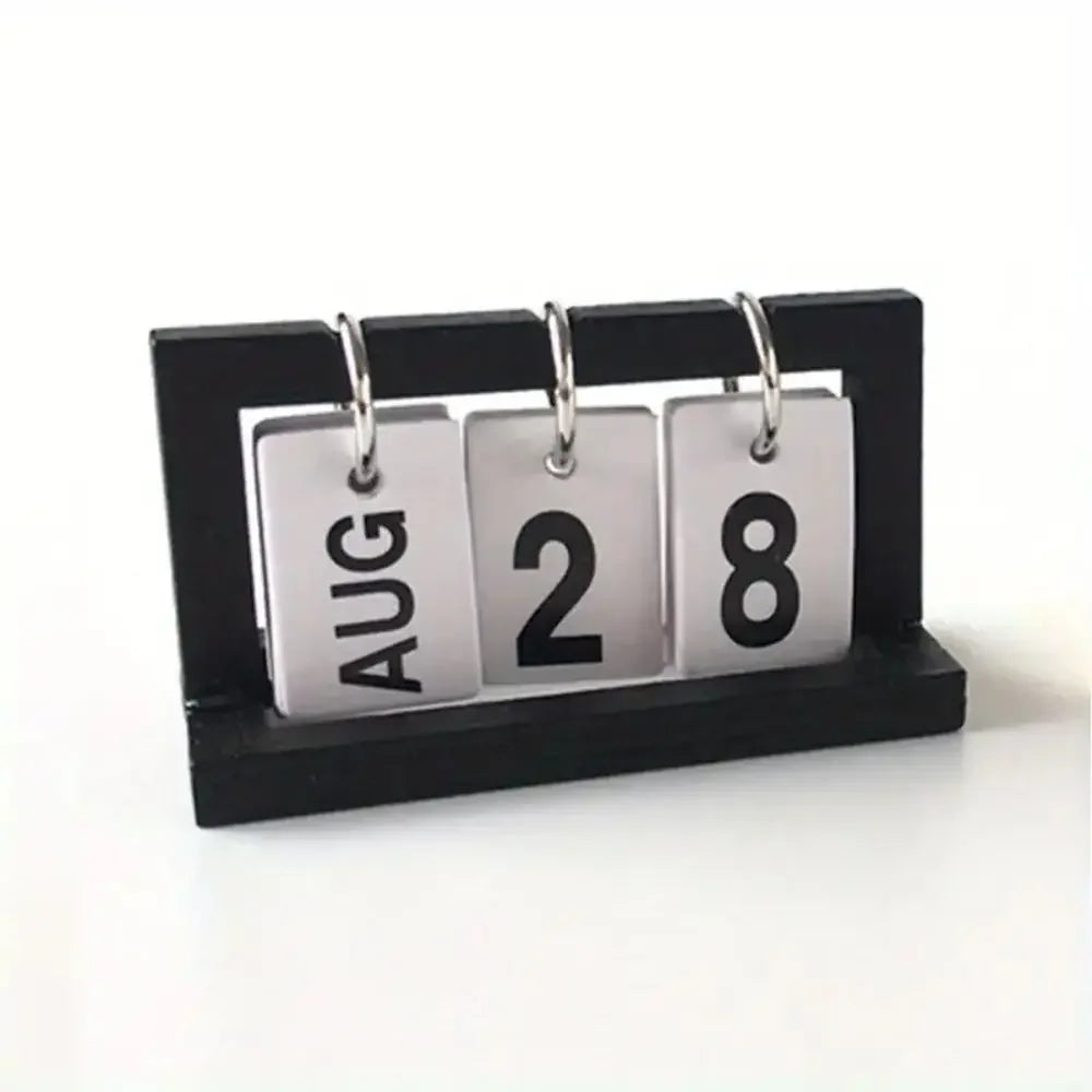 Mini Calendar Office Desk Decoration Decoration Kit Standing Calendar Work Desk Decor Mini Desk Calendar Home Figurines