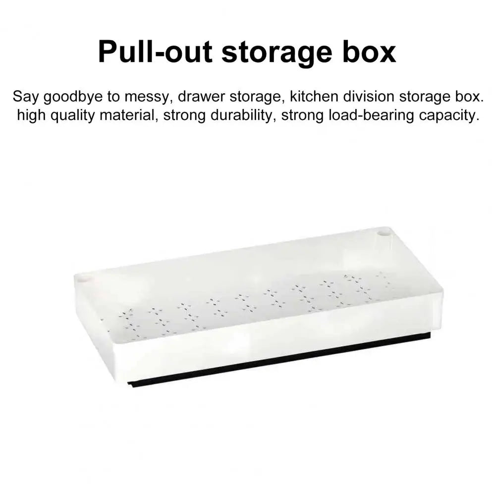 Space-saving Drawer Tray Kitchen Cabinet Organizer with Divider Racks Heavy Duty Slide Out Drawers for Cabinets for Kitchen