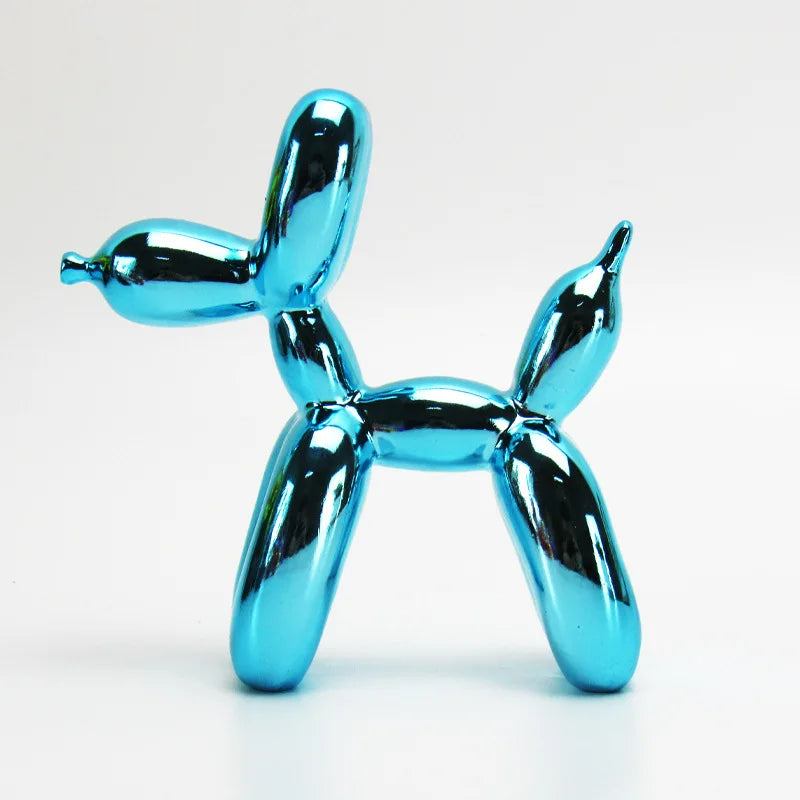 Nordic Electroplated Balloon Dog Ornaments Home Living Room TV Cabinet Creative Decoration Resin Crafts