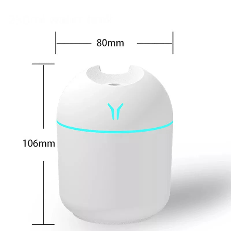 Xiaomi 250ML Mini Aroma Oil Diffuser USB Essential Oil Atomizer Portable Electric Air Humidifier With LED Night Lamp Home Car