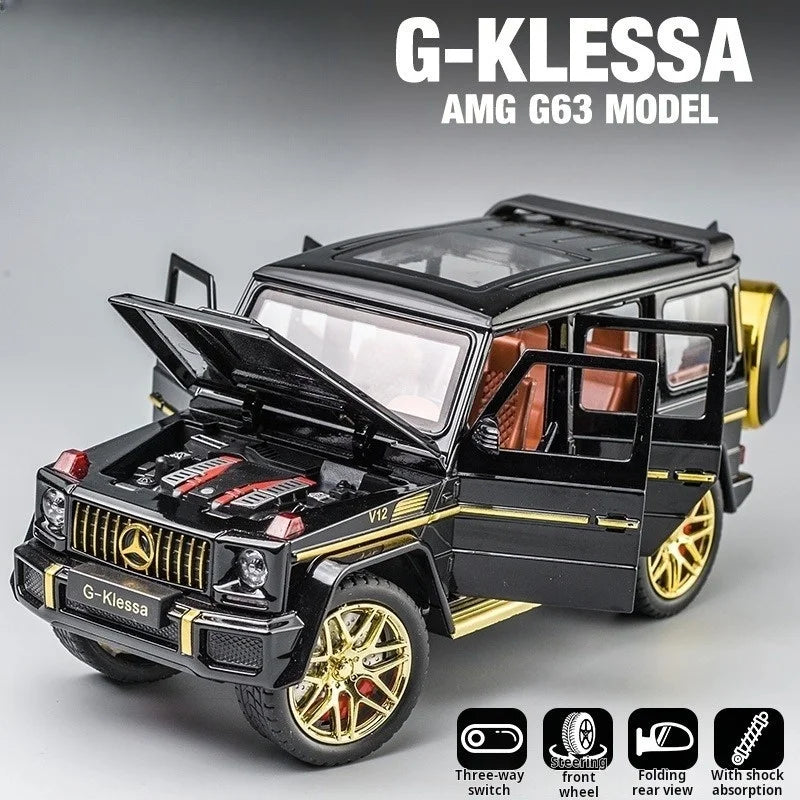 1/32 Benz G63 Zinc Alloy Car Model Simulation Metal Car Toys For Children Kids Diecasts & Toy Vehicles Off Road Car Toys Boys