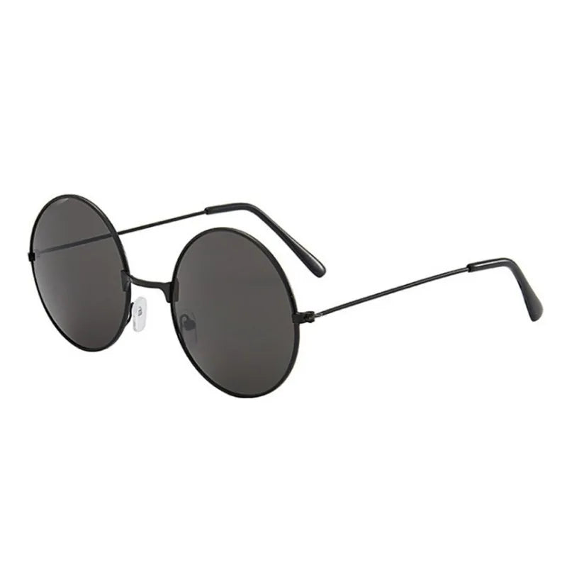 Metal Round Sunglasses Men Women Fashion Eyewear Glasses Brand Designer Vintage Sun Glasses Anime Cosplay Oculos de sol 2024