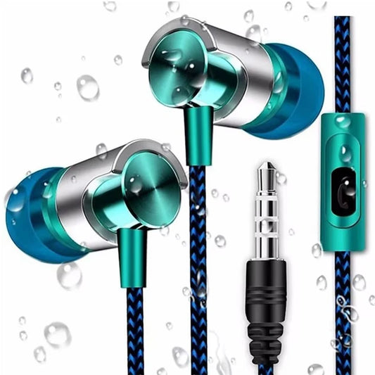 3.5mm Wired In-ear Earphone In Ear Noise Cancellation Ergonomic Design HiFi Stereo Sports Music Headphones For Mobile Phone