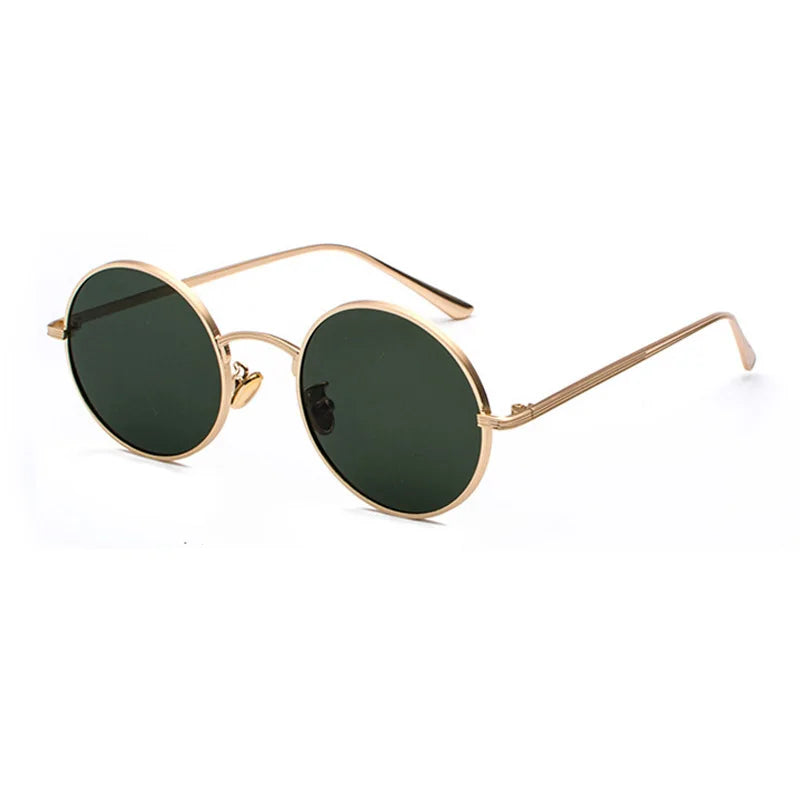 SHAUNA Super Round Women Sunglasses Brand Designer Fashion Men Dark Green Lens Shades UV400