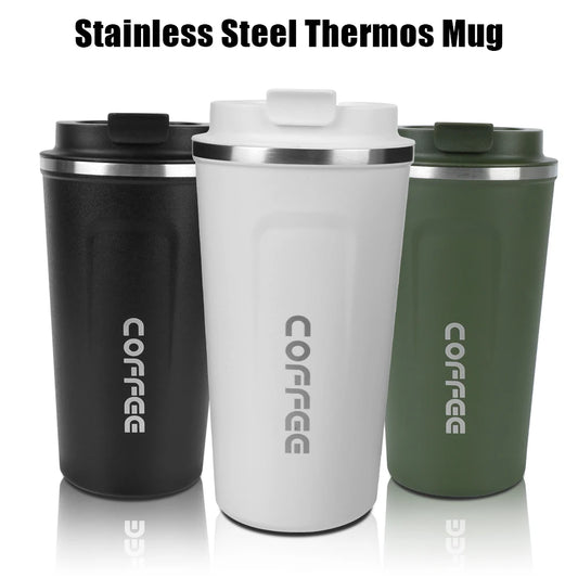 380/510ML Double Stainless Steel Car Thermos Mug Coffee Mug