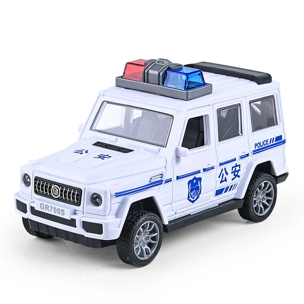 Inertial Car Toy Fire Truck Ambulance Car Model No Battery Required Openable Door Drop-resistant Smooth Surface Coasting