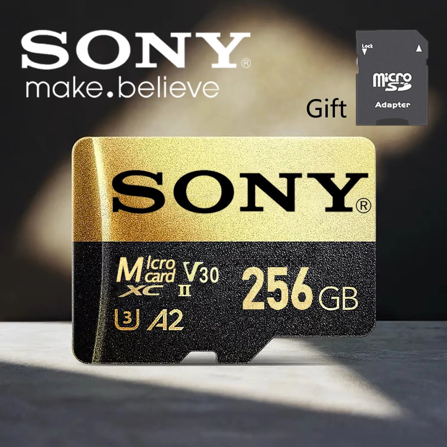 SONY Micro TF SD Card Extreme SD Memory Card 256GB 128GB 512GB Micro 1TB SD C10 TF Flash Card for Xiaomi Phone Camera table PC