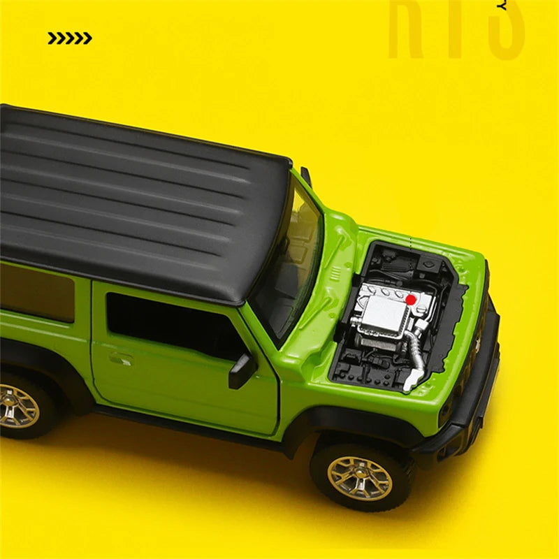 Assembly Version 1:32 Suzuki Jimny SUV Alloy Modified Car Model Diecasts Metal Off-road Vehicles Model Simulation Kids Toys Gift