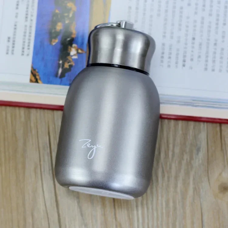 300ml Stainless Steel Mini Coffee Vacuum Flasks Lovely Double Vacuum Thermos Portable Travel Water Bottle Cups Insulated Cup