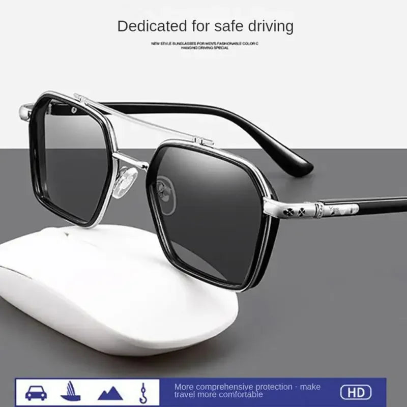 Fashion items Retro Fishing Polarized Sunglasses Men Women Driving Fishing Sun Glasses Brand Designer Male Metal Sunglasses