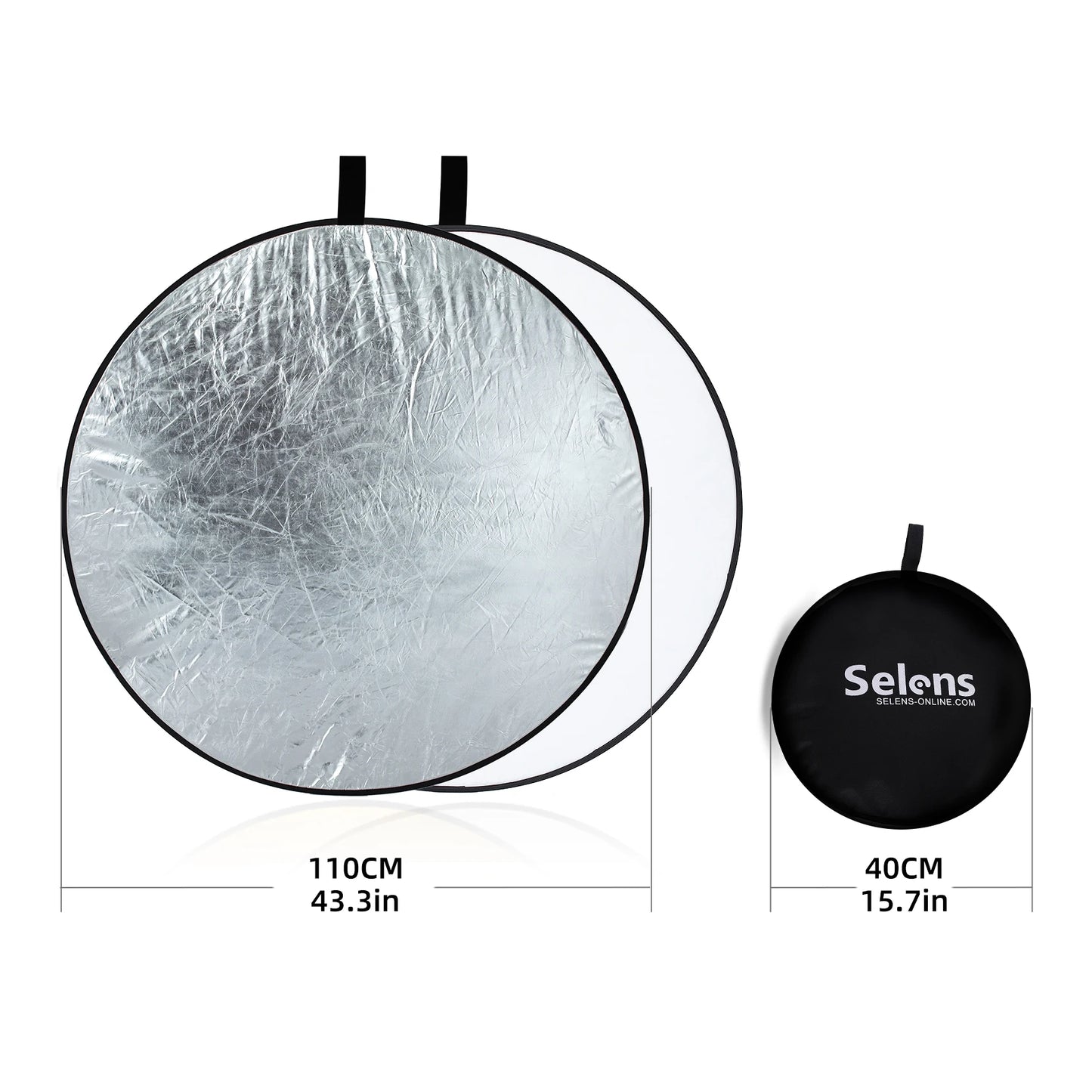 Selens Portable 5 in 1 Reflector 60x90cm Oval Round Reflector Photography Accessories Diffuser Photo Studio Kits fotografia 반사판