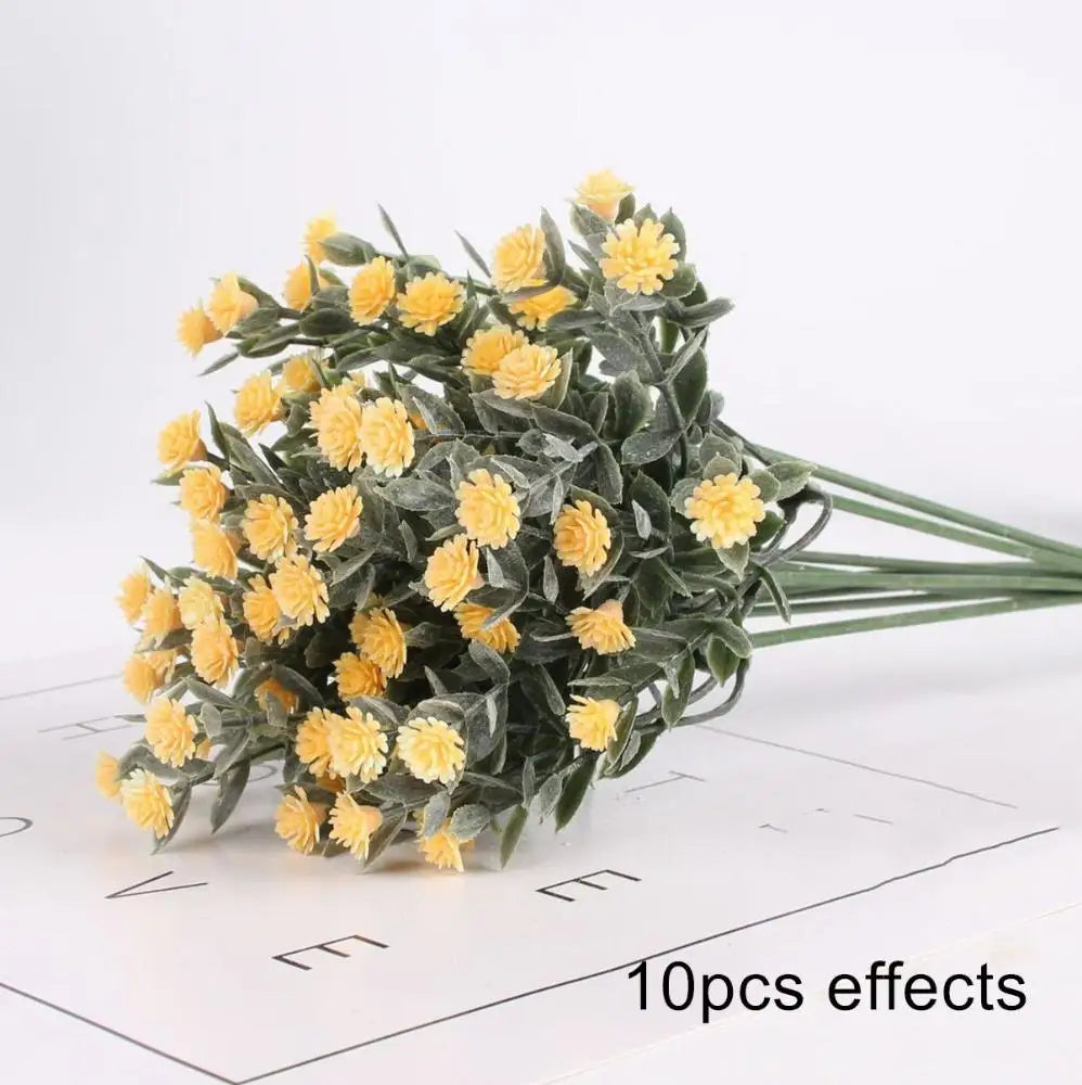 1pc Artificial Flowers Bouquet Small Fake Baby's Breath Decoration Flowers Artificial Gypsophila Flowers Wedding Home Decors