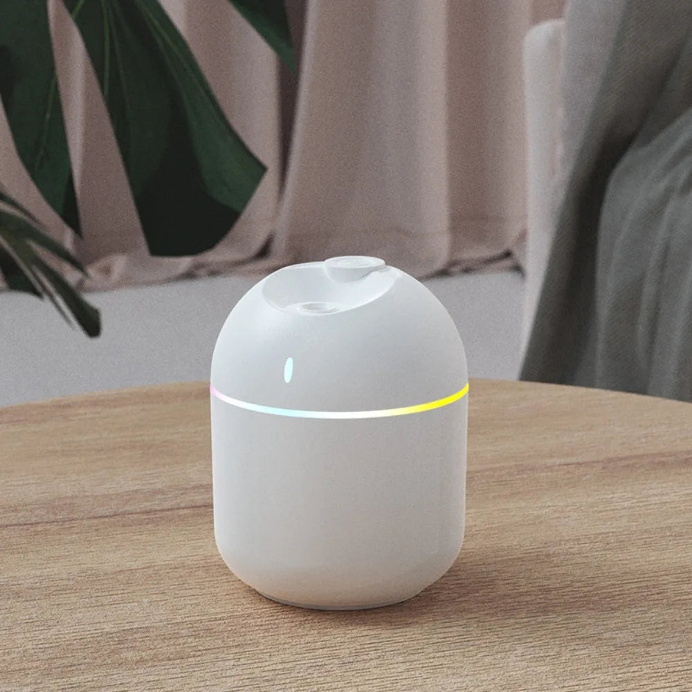 270ML Air Humidifier Cool Mist Aroma Diffuser LED Night Light  power-off protect USB Humidificador For Home Office