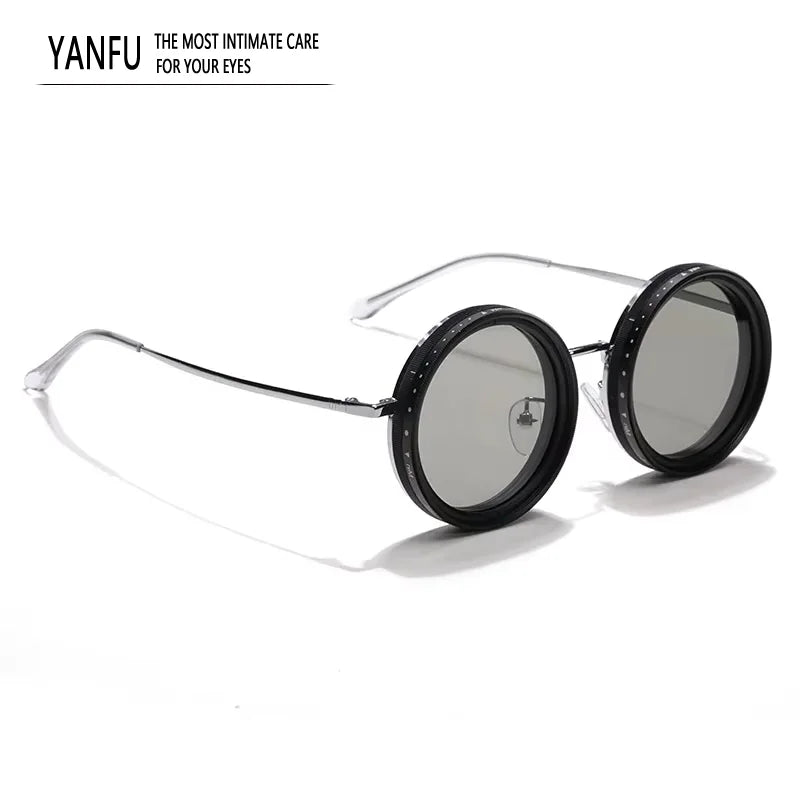 ND9 Adjustable Dimming Sunglasses Handmade Men Fishing Filter Glasses UV400 Personalized Polarizing For Male Women Eyeglasses