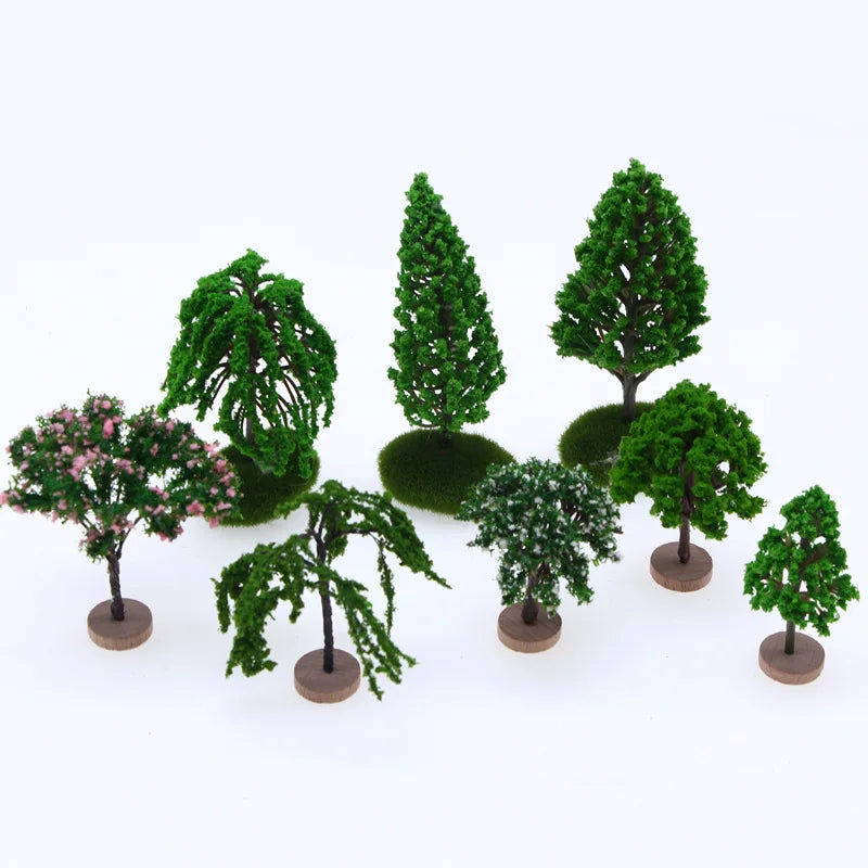 Miniature Garden Mini Simulation Landscape Tree Dollhouse Miniatures Micro Mini Tree Model For Fairy Garden Decorations