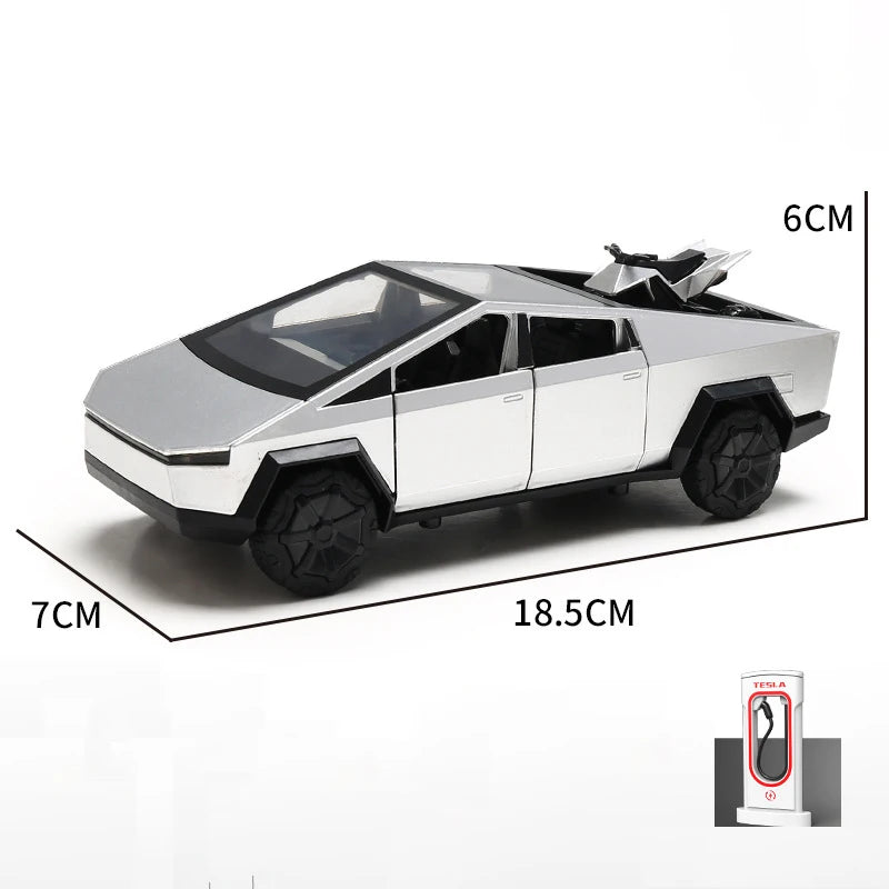 1:24 Model X Model Y Model 3 Alloy Die Cast Toy Car Model Sound and Light Children's Toy Collectibles Birthday gift