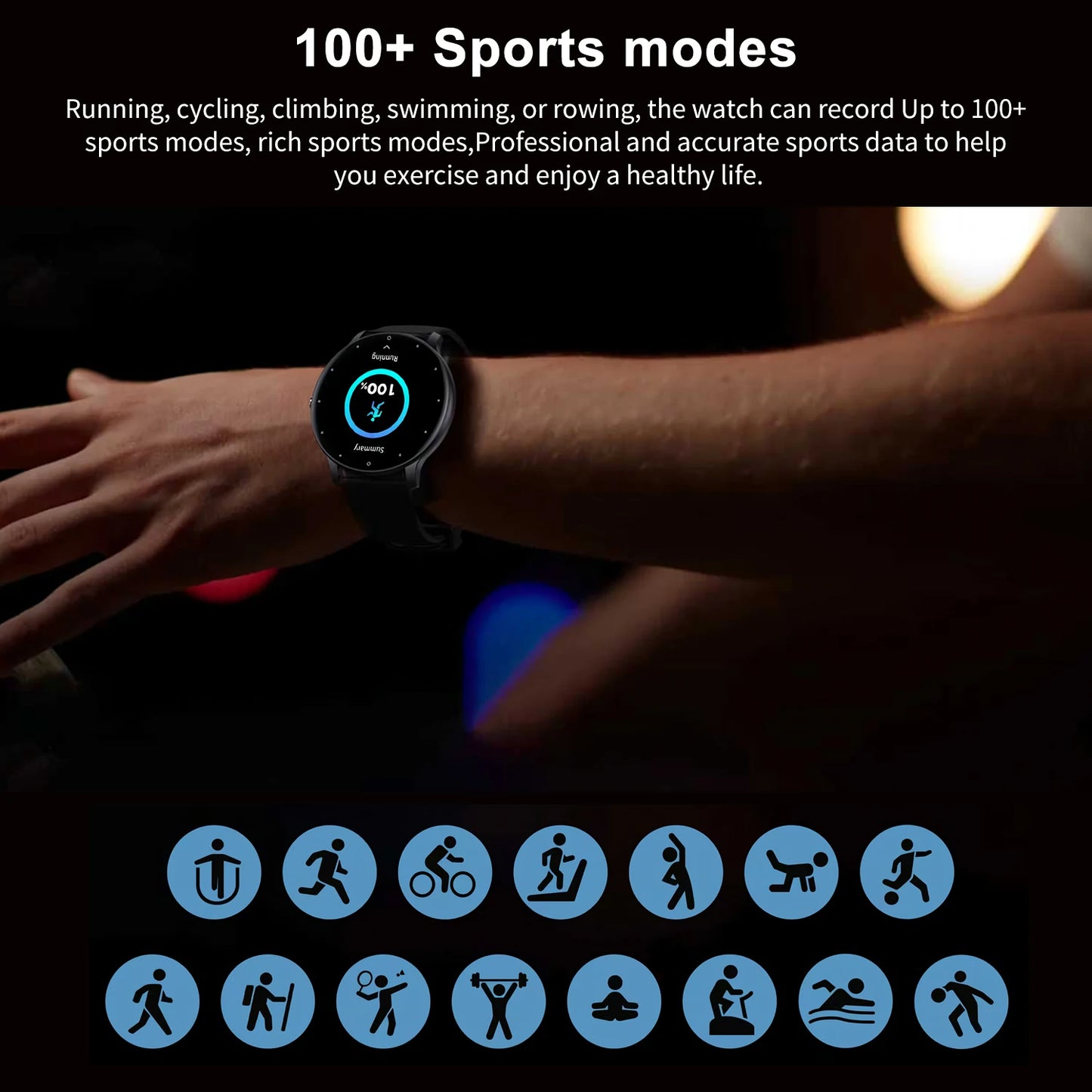 MISIRUN Bluetooth Call Smart Watch For Men Women 24H Heart Rate Monitoring Sports Fitness Tracker IP67 Waterproof Smartwatch New