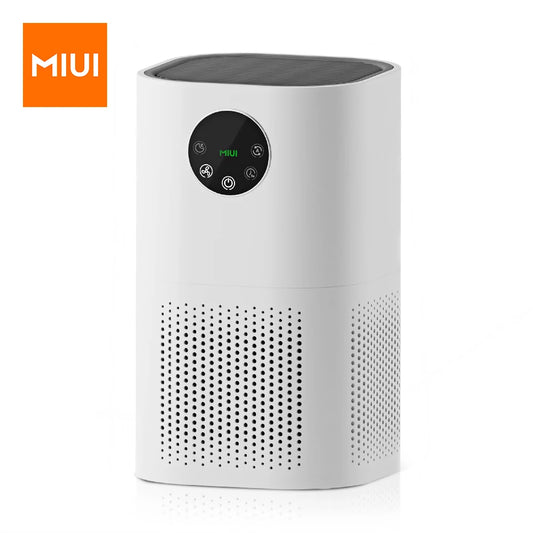 MIUI Air Purifier for Home Allergies Pets Hair in Bedroom H13 True HEPA Filter 25dB Filtration System Cleaner Odor Eliminators