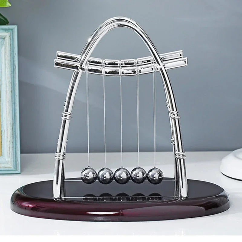 Modern Perpetual Motion Machine Newton's Pendulum Model Newton Cradle Balance Ball Decor Interesting Office Tabletop Home Decor